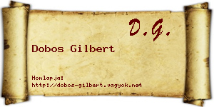 Dobos Gilbert névjegykártya